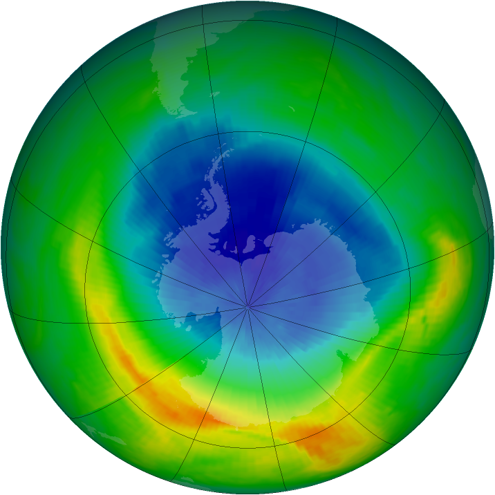 Ozone Map 1988-10-18